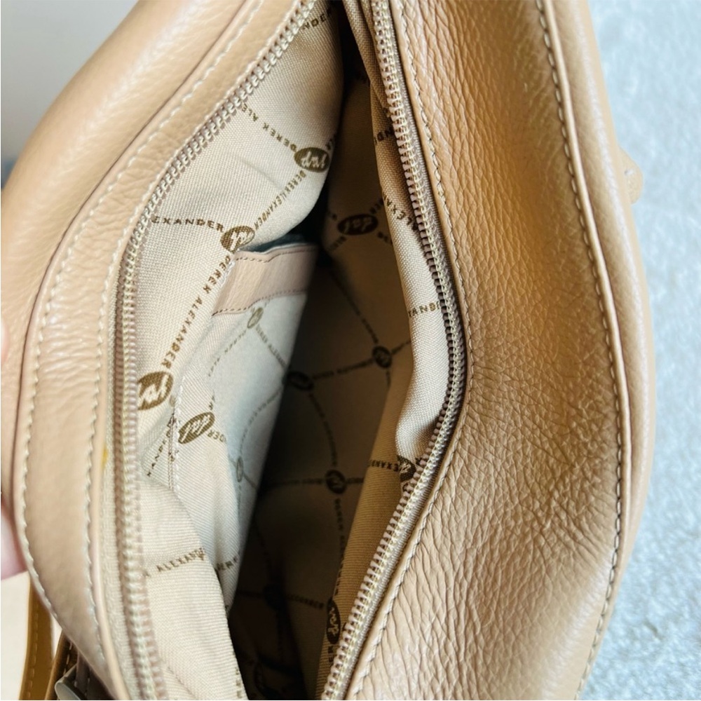 Derek Alexander Tan Leather Backpack Sling - Picture 5 of 6